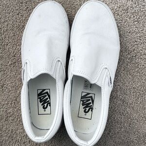 Vans Classic White Slip-On Shoes